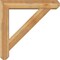 Ekena Millwork Traditional Craftsman Rough Sawn Bracket w/ Offset Brace, Western Red Cedar, 8"W x 42"D x 42"H BKT0806X42X42TRA04RWR - alternate 2